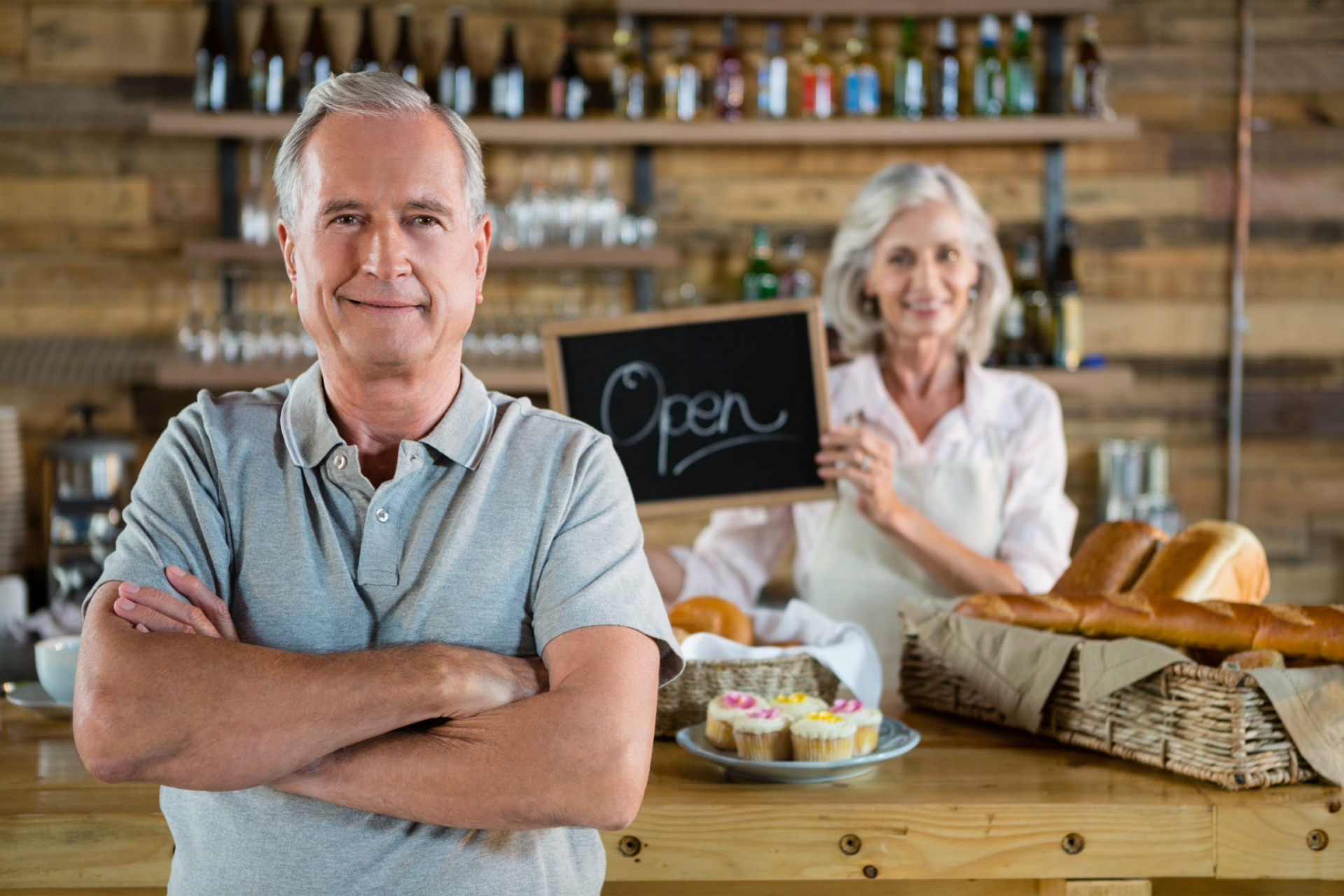Frank and Martha, the owners